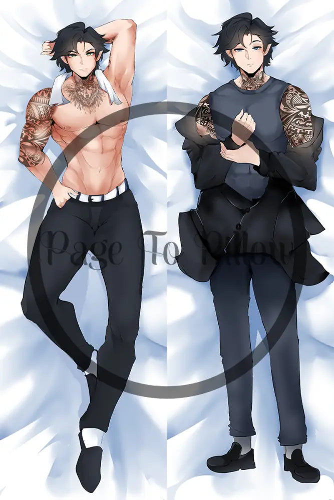 Kingfisher / Quicksilver / Body Pillow Cover