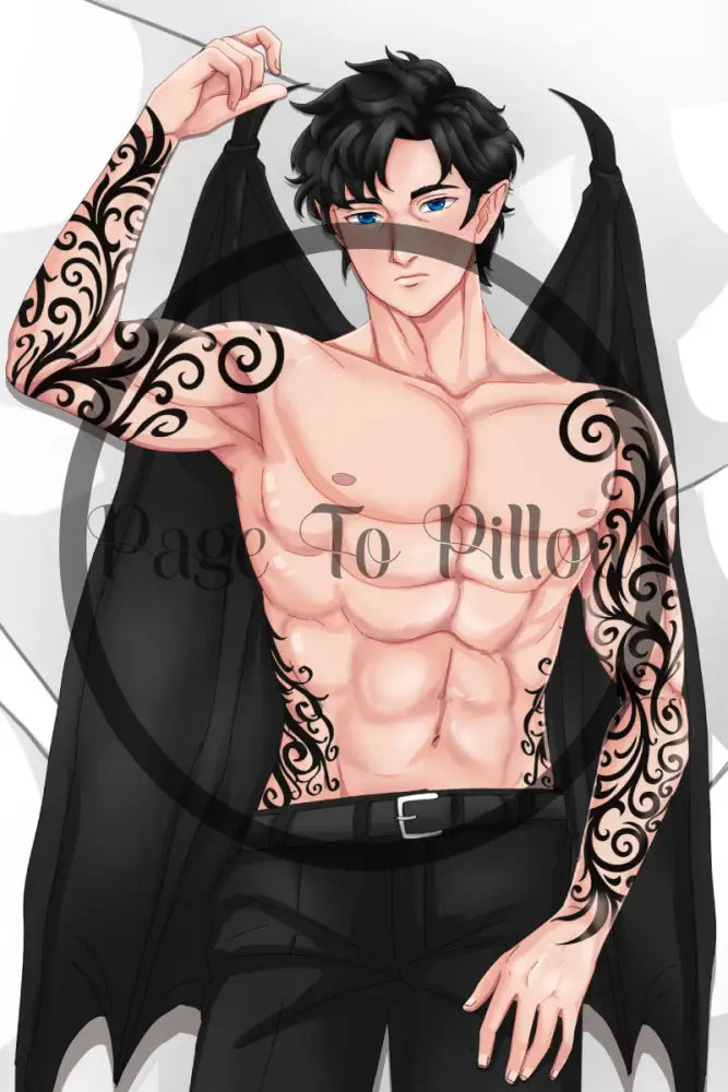 Rhysand / A Court of Thorns and Roses / Body Pillow Cover