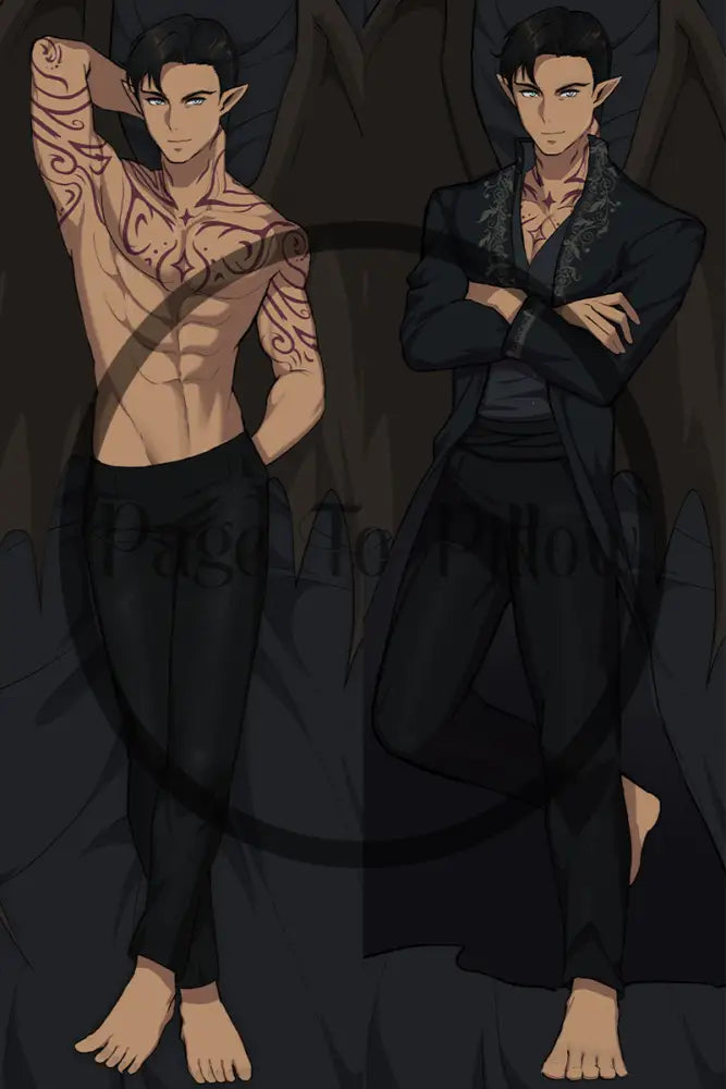 Rhysand / A Court of Thorns and Roses / Body Pillow Cover