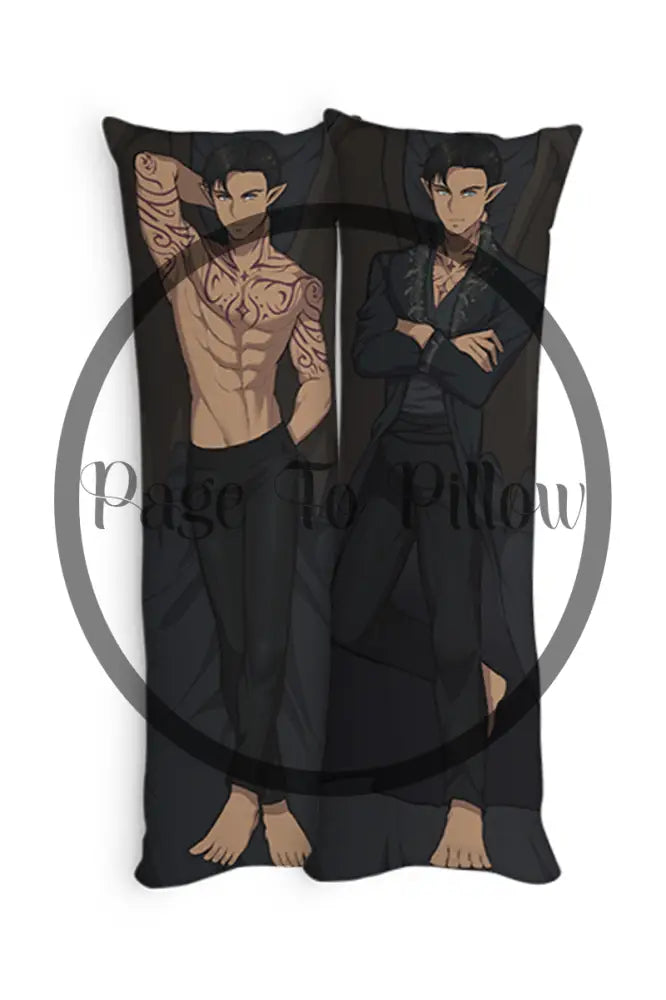 Rhysand / A Court of Thorns and Roses / Body Pillow Cover